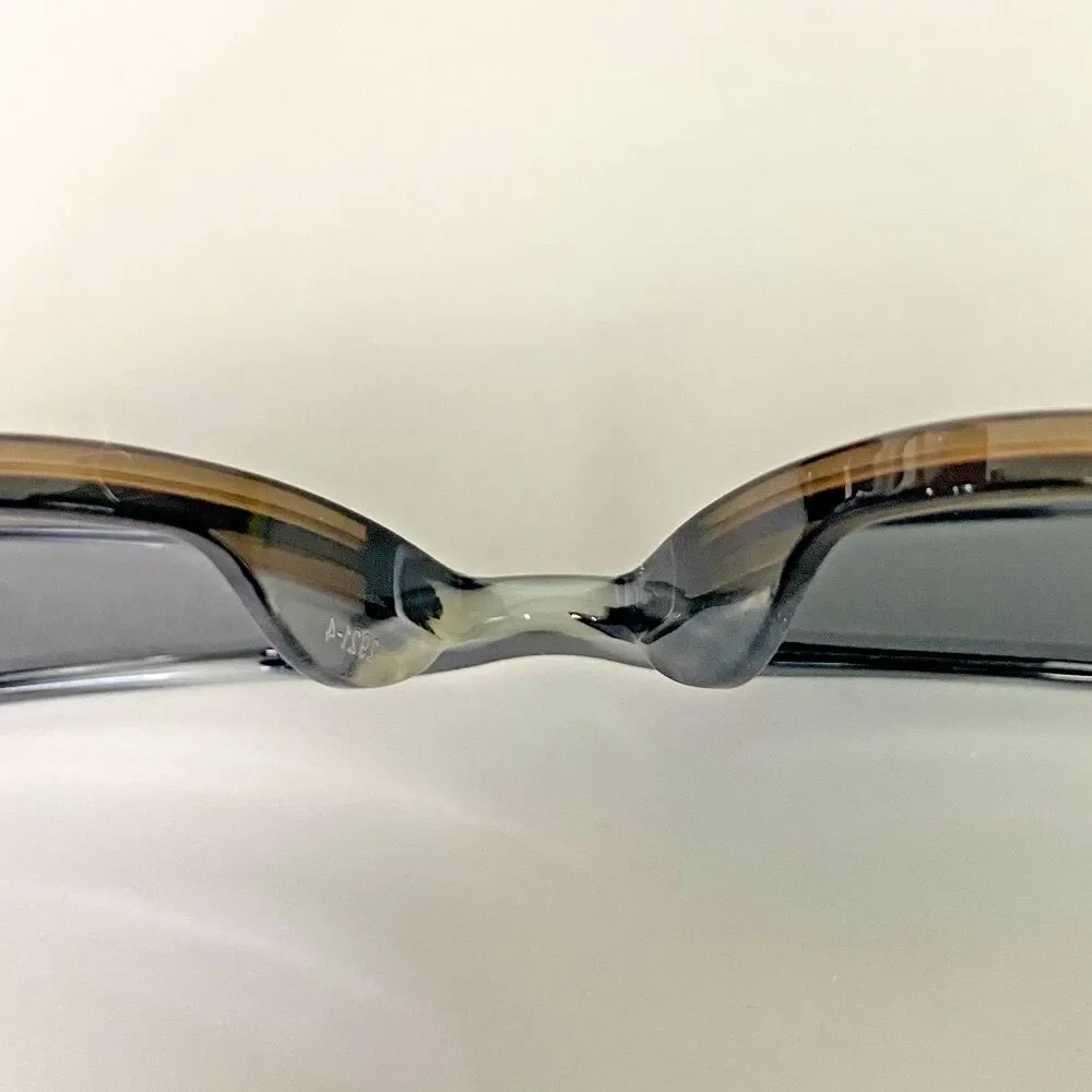 Warby Parker Barkley XW LBF 125 Sunglasses Blue Brown 59-19-150